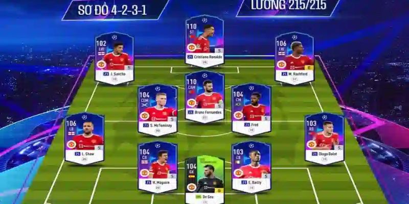 Đội hình FIFA Online 4: Chiến thuật và đội hình hàng đầu! 3 doi hinh fifa online 4 2